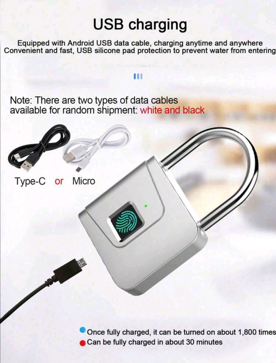 Finger Print Smart Padlock